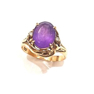 K18 アメジスト リング